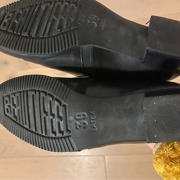 BEAUTIFEEL $295 Black Leather Pumps Booties Women's Size EUR 39 / US 8 - Picture 5 of 11